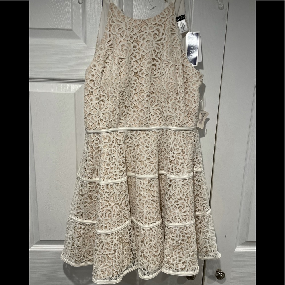 NWT Women’s ivory colored dress.